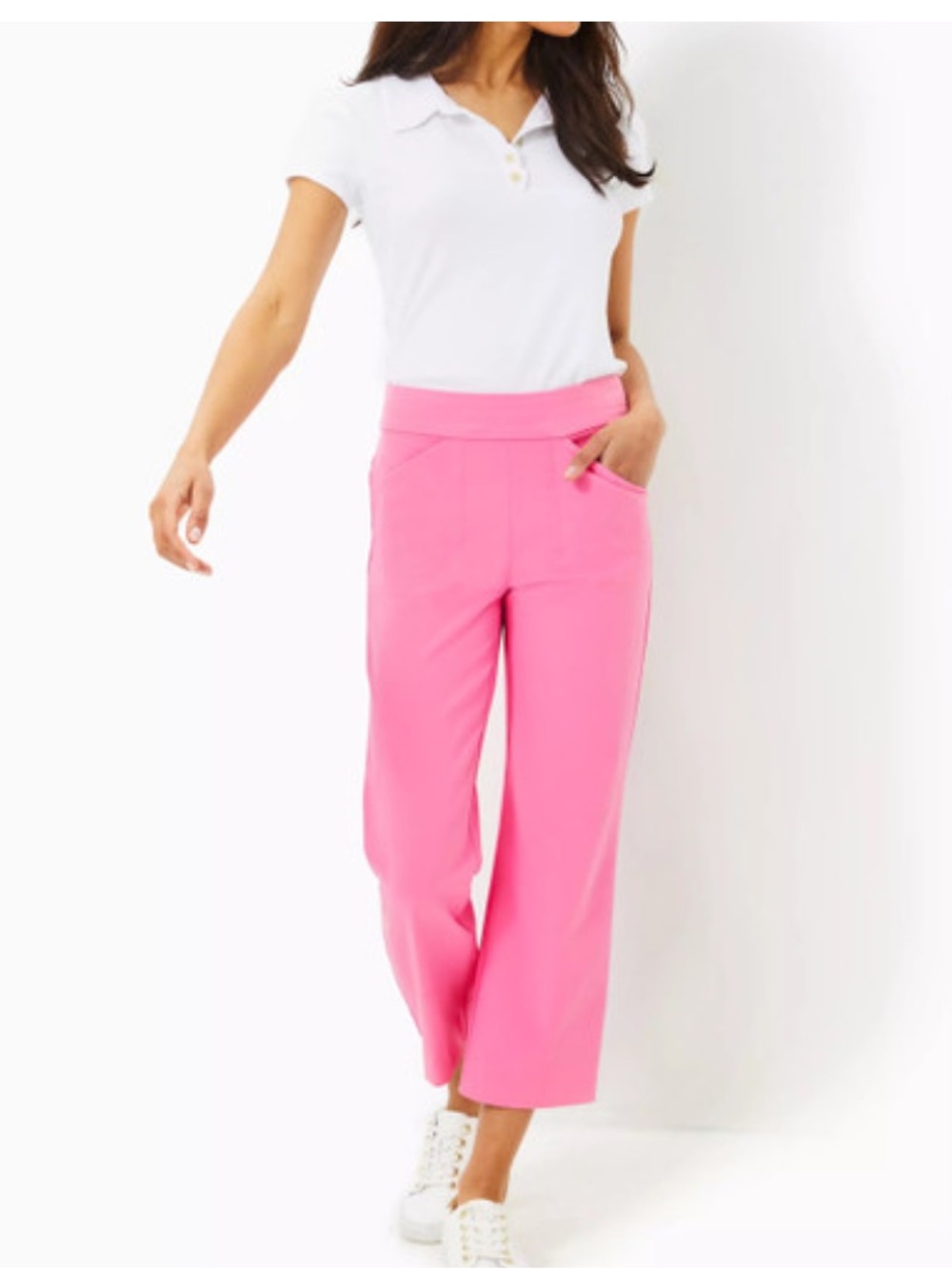 Lilly Pulitzer Luxletic Alston Crop pant Pink Size 10